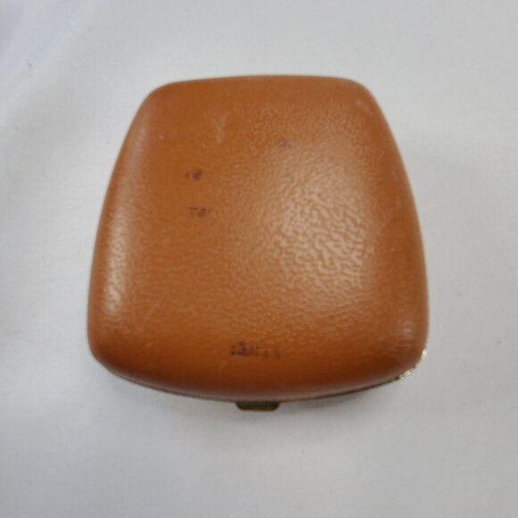 VTG Linden Travel Alarm Clock Glow Dot Mechanical Wind Up Luminous Brown Works - Picture 4 of 8